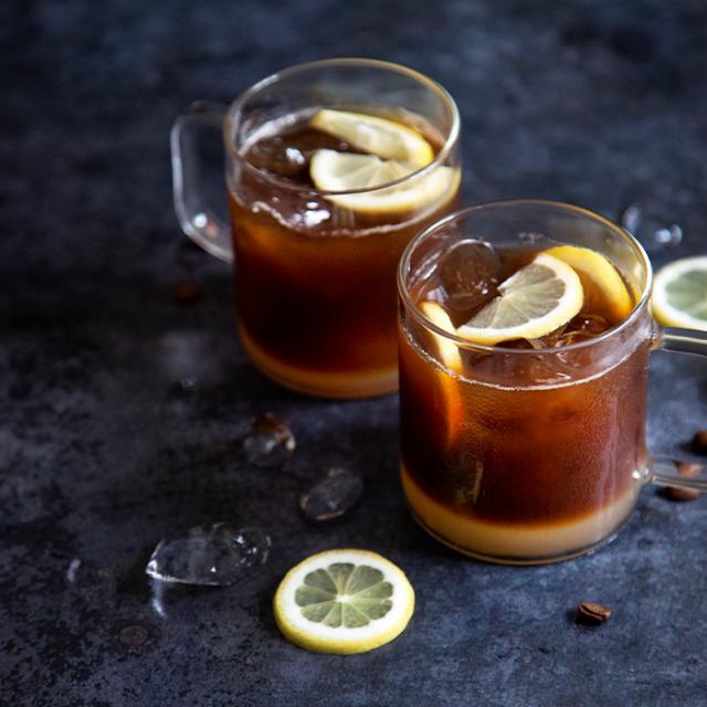 kaffelemonade med citron