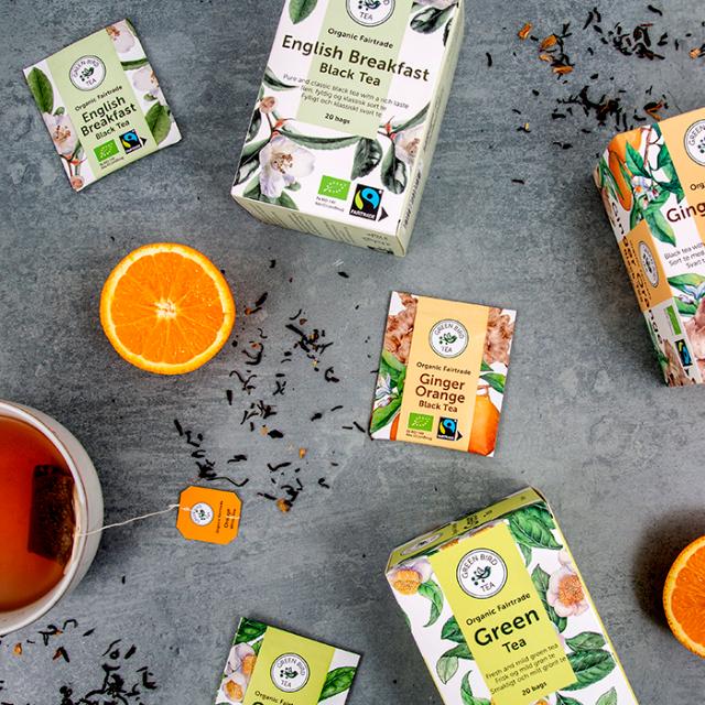 green bird te varianter