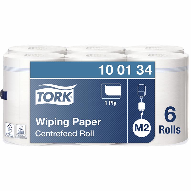 Tork Aftørringspapir Standard M2 Hvid 1-lags