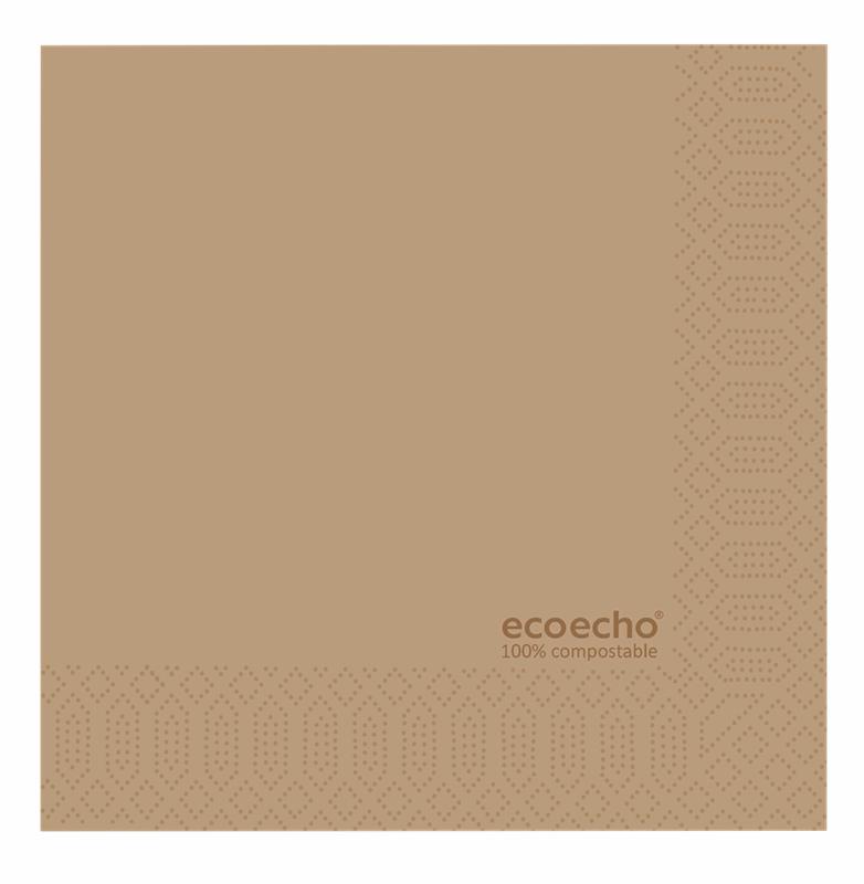 Duni Serviet Natural 2-lags Brun 