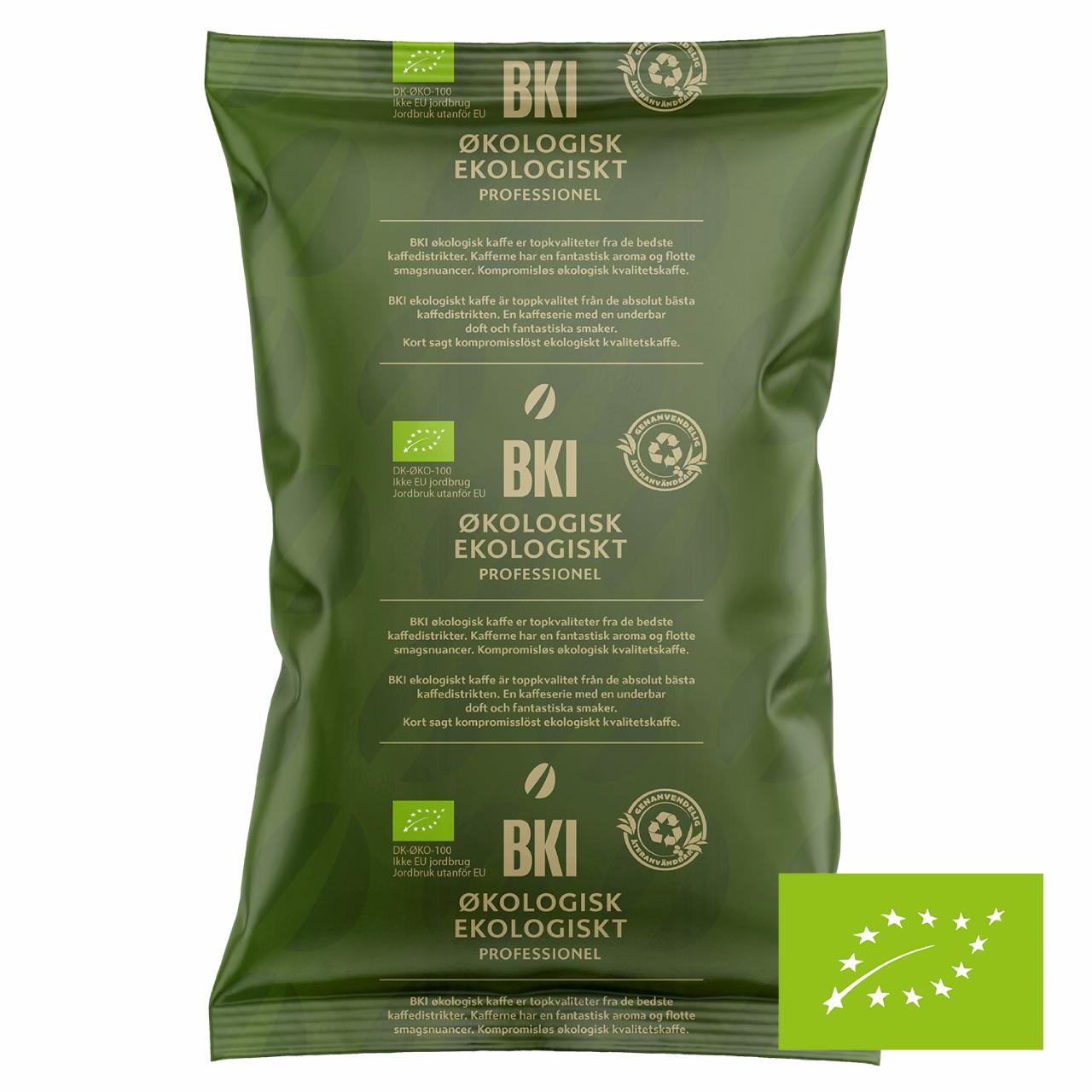 BKI Økologisk Extra Mørk Formalet 160g