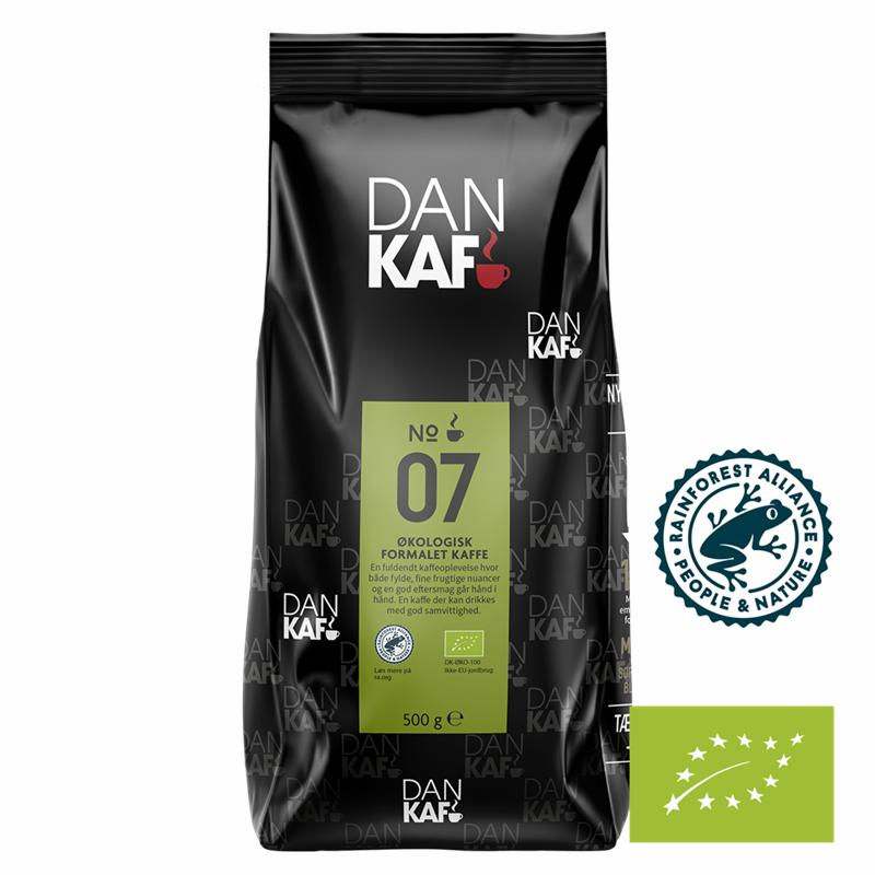 DanKaf No. 07 Formalet 500g Øko/RFA