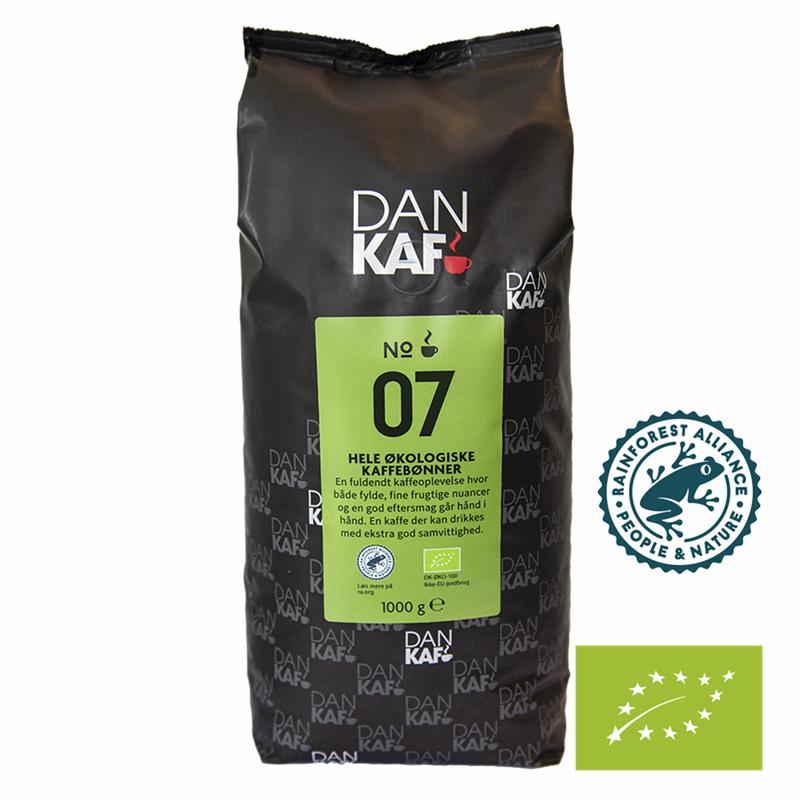 DanKaf No. 07 Hele Bønner ØKO RFA