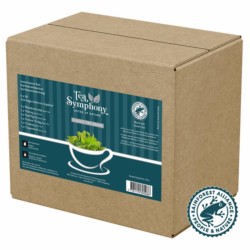 Tea Symphony Classic Tea Assortment Box Rainforest Alliance